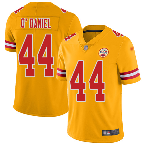 Men Kansas City Chiefs #44 ODaniel Dorian Limited Gold Inverted Legend Nike NFL Jersey